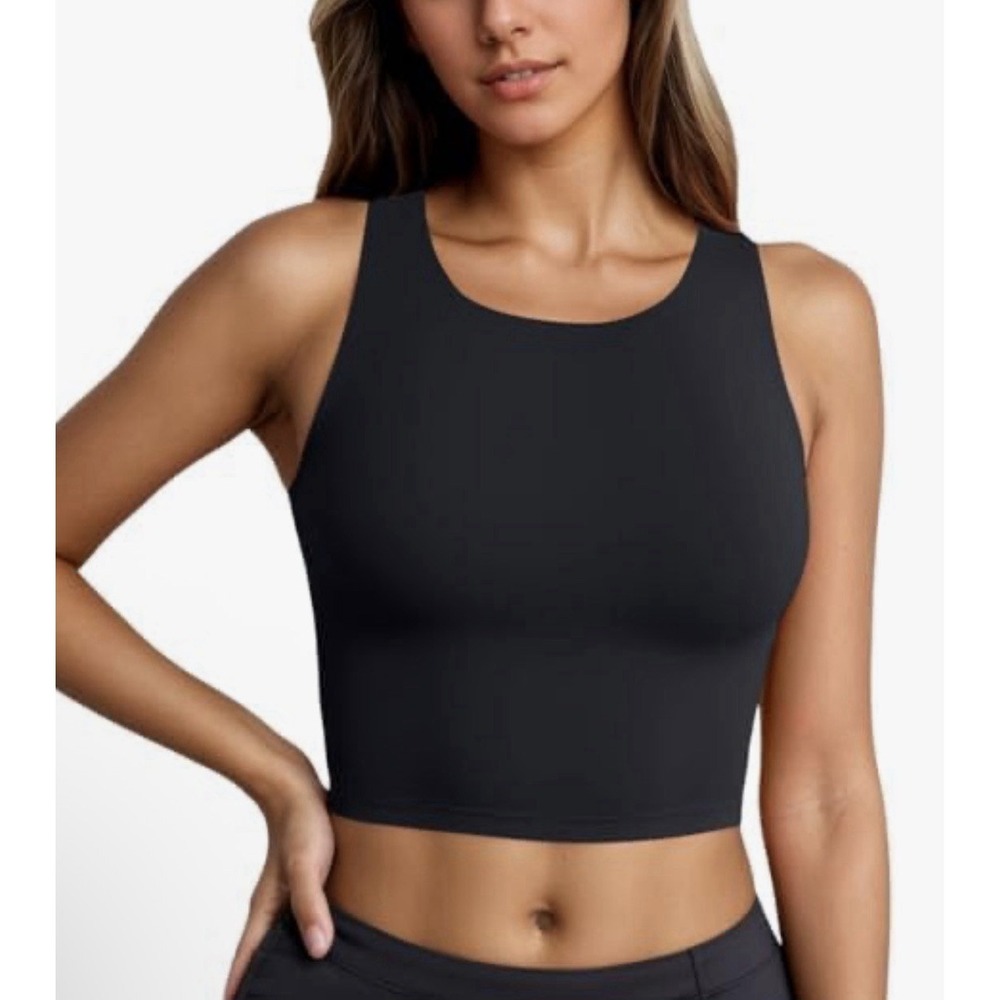 Yo Kelly Razorback Athletic Crop Top W/ Inner Lining Size Medium NWT